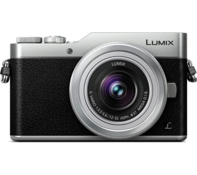 PANASONIC LUMIX DC-GX800 Mirrorless Camera with 12-32 mm f/3.5-5.6 Lens - Silver PANASONIC LUMIX DC-GX800 Mirrorless Camera with 12-32 mm f/3.5-5.6 Lens - Silver